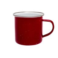 Emaille Tasse rot